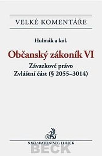 Občanský zákoník VI. Závazkové právo