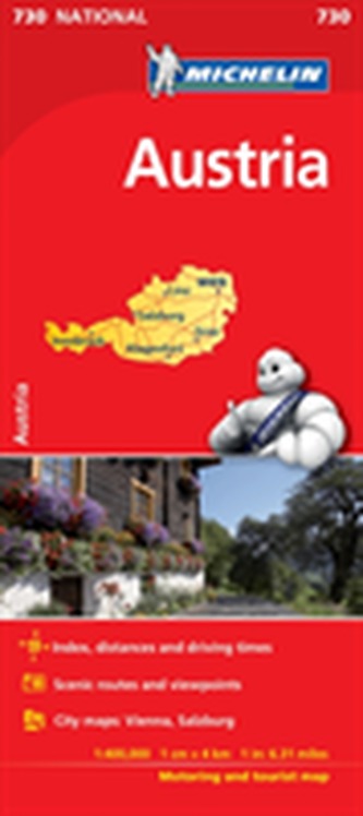 Austria - Michelin National Map 730