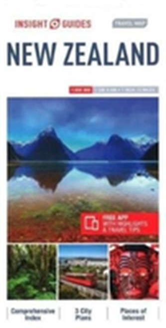 Insight Guides Travel Map of New Zealand, New Zealand Travel Guide