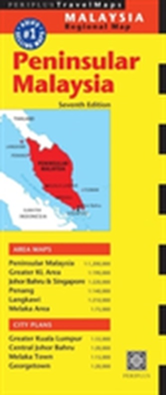 Peninsular Malaysia Travel Map