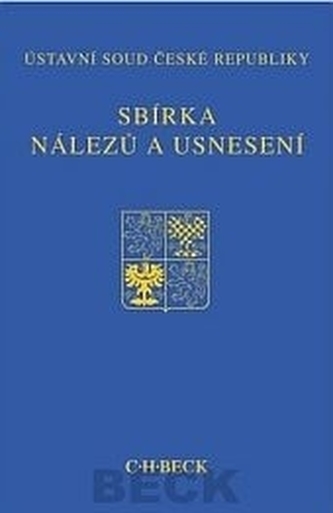 Sbírka nálezů a usnesení ÚS ČR, sv. 58 (vč. CD)