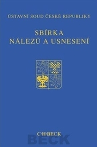 Sbírka nálezů a usnesení ÚS ČR, sv. 62 (vč. CD)