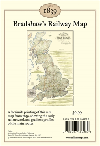 Bradshaw's Railway Map 1839