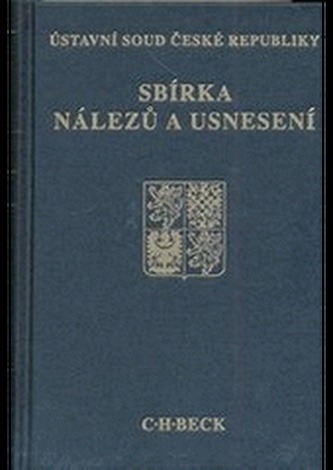 Sbírka nálezů a usnesení ÚS ČR, sv. 65 (bez CD)