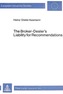 Broker-Dealer's Liability for Recommendations