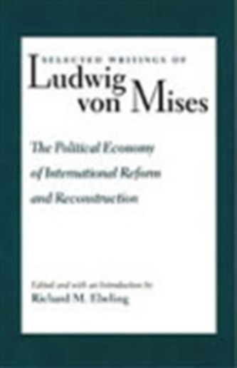 Political Economy of International Reform & Reconstruction