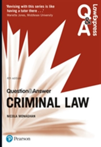 Law Express Question and Answer: Criminal Law