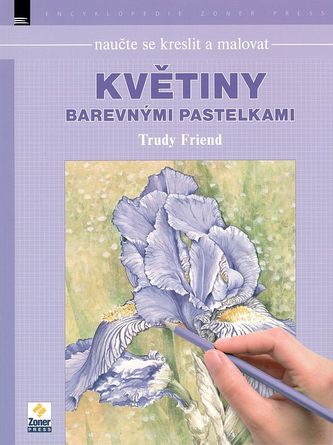 Květiny barevnými pastelkami