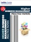 CfE Higher Business Management Practice Papers for SQA Exams