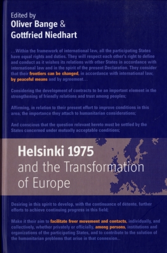Helsinki 1975 and the Transformation of Europe