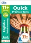 11+ English and Verbal Reasoning Quick Practice Tests Age 9-10 for the CEM tests