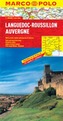 Languedoc-Roussillon, Auvergne Map