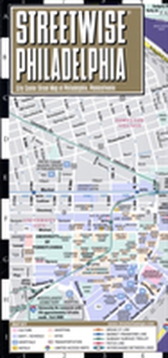 Streetwise Philadelphia Map - Laminated City Center Street Map of Philadelphia, Pennsylvania