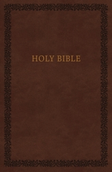 NKJV, Holy Bible, Soft Touch Edition, Leathersoft, Brown, Comfort Print
