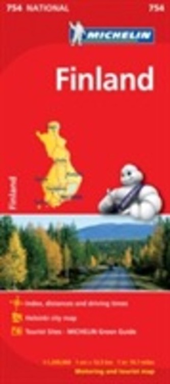 Finland - Michelin National Map 754