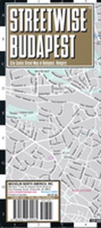 Streetwise Budapest Map - Laminated City Center Street Map of Budapest, Hungary