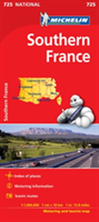 Southern France Map 725