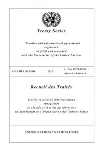 Treaty Series 2815 - 2816 (English/French Edition)
