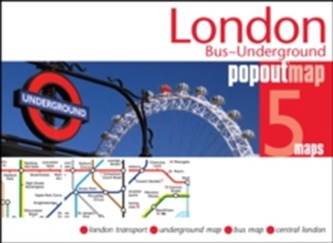 London Bus and Underground PopOut Map