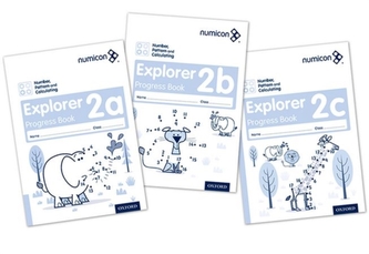Numicon: Number, Pattern and Calculating 2 Explorer Progress Books ABC (Mixed pack)