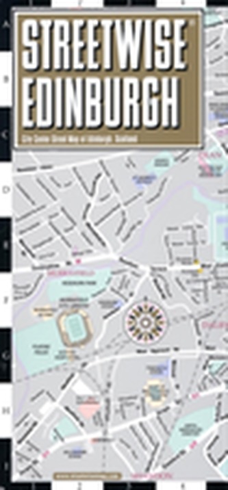 Streetwise Edinburgh Map - Laminated City Center Street Map of Edinburgh, Scotland