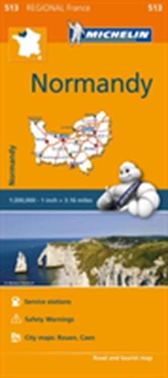 Normandy - Michelin Regional Map 513