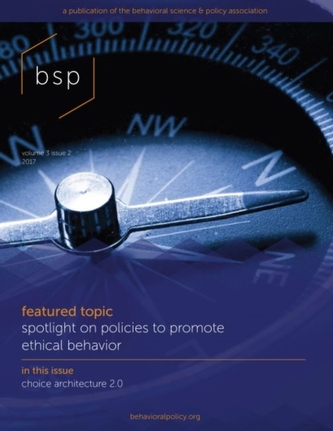 Behavioral Science & Policy, Volume 3, Number 2