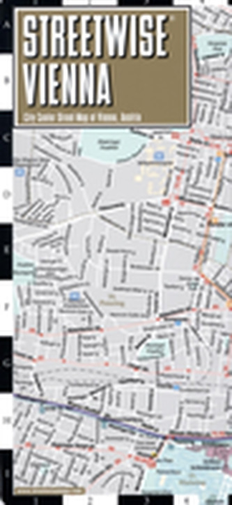 Streetwise Vienna Map - Laminated City Center Street Map of Vienna, Switzerland