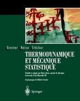 Thermodynamique Et M canique Statistique