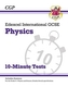 New Grade 9-1 Edexcel International GCSE Physics: 10-Minute Tests (with answers)