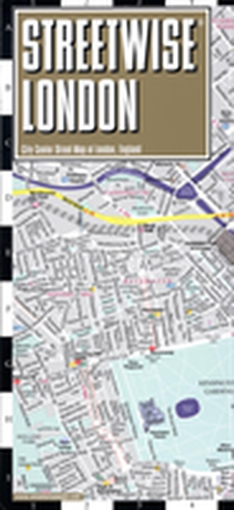 Streetwise London Map - Laminated City Center Street Map of London, England