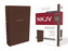 NKJV, Single-Column Reference Bible, Leathersoft, Brown, Comfort Print