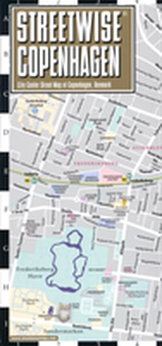 Streetwise Copenhagen Map - Laminated City Center Street Map of Copenhagen, Denmark