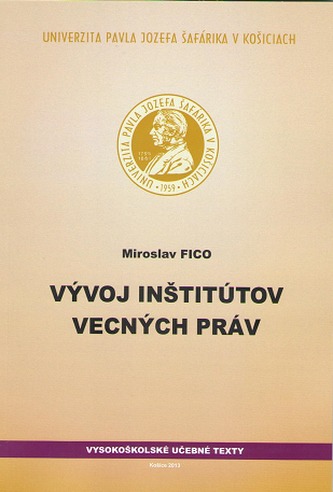 Vývoj inštitútov vecných práv