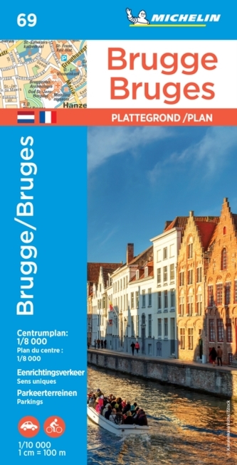 Bruges- Michelin City Plan 69