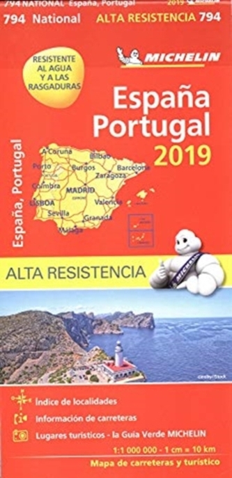 MAP 0794 SPAIN & PORTUGAL HI RES 2019