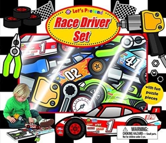 LETS PRETEND RACE DRIVER SET