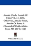 Annala Uladh, Annals Of Ulster V1, 431-1056: Otherwise, Annala Senait, Annals Of Senat; A Chronicle Of Irish Affairs Fro