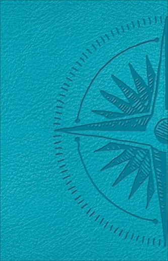 CSB Heart of God Teen Study Bible Teal, Compass Design LeatherTouch