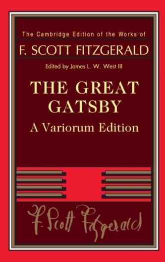 The Cambridge Edition of the Works of F. Scott Fitzgerald