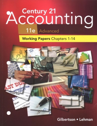 Print Student Working Papers (Chapters 1-14) for Century 21 Accounting:  Advanced, 11th