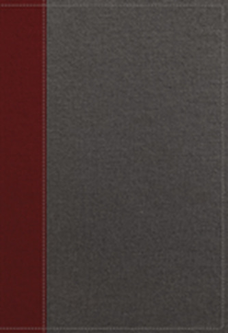 The NKJV, Open Bible, Cloth Over Board, Gray/Red, Red Letter Edition, Comfort Print