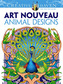 Creative Haven Art Nouveau Animal Designs Coloring Book