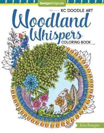 KC Doodle Art Woodland Whispers Coloring Book