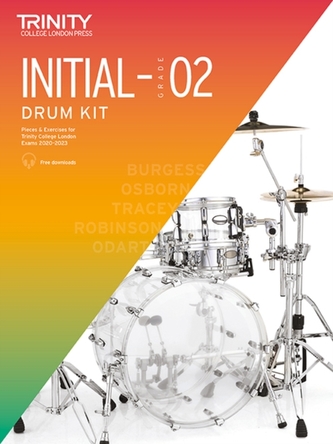 Trinity College London Drum Kit 2020-2023. Initial-Grade 2