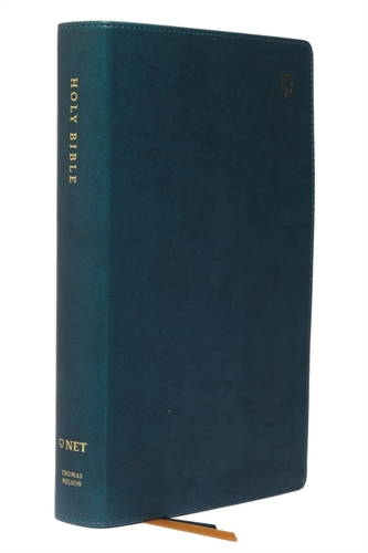 NET Bible, Single-Column Reference, Leathersoft, Teal, Comfort Print