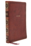 KJV, Thinline Bible, Giant Print, Leathersoft, Brown, Red Letter, Comfort Print