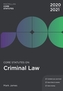 Core Statutes on Criminal Law 2020-21