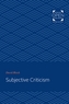 Subjective Criticism