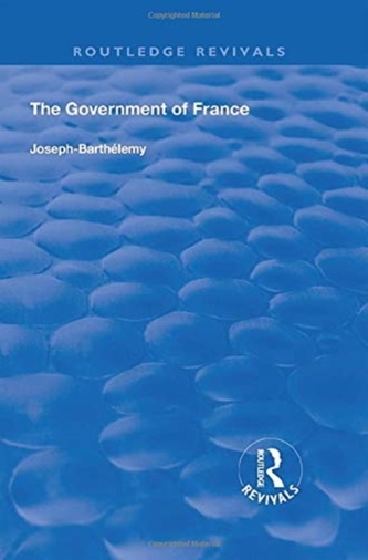 THE GOVERNMENT OF FRANCE 1919 REV